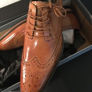 Stacy Adams  Mens Tan Dress Shoes
